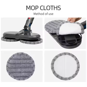 Piezas de repuesto para aspiradora eléctrica Dysons V7 V8 V10 V11 V15 <span class=keywords><strong>V12</strong></span>, cabezal de <span class=keywords><strong>cepillo</strong></span> para fregona de limpieza de suelo húmedo y seco con tanque de agua - Product Image 2