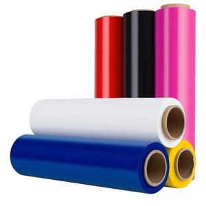 Hand Stretch Film <b>Shrink</b> Wrap Shipping Clear <b>Plastic</b> Film Green Packing Pallet Wrap Stretch Jumbo Roll Film - Product Image 1
