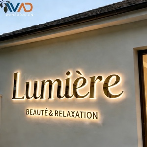Insegna 3D LED Retroilluminata per Salone di Bellezza, Logo Illuminato in Acrilico per Decorazione Murale di Spa e Sale Trattamenti - Product Image 4