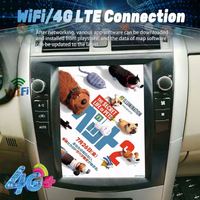 Reproductor Multimedia con Pantalla Tesla de 10.4 Pulgadas para Toyota Corolla E140/150 Auris 2004-2013, Carplay, Android Auto, Radio para Auto, 4G, Wifi