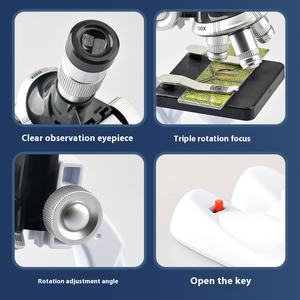 국경 간 소스 소형 과학 공학 장난감 1200x 어린이 교육 세트 돋보기 포함 - Product Image 4