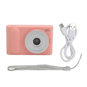 Appareil photo 4K pour enfants 44MP haute définition, idéal pour les voyages, les selfies, la photographie d'entrée de gamme pour les jeunes étudiants, la création de vlogs, en plastique, 180° - Product Image 2