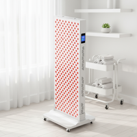 Appareil de luminothérapie rouge Suyzeko Smart Touch à 8 longueurs d'onde (590 nm à 940 nm) à haute irradiation avec support robuste