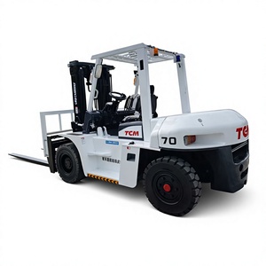 Hot Selling TCM Fd70 Diesel Forklift 7 Tons Used Good Condition High Efficiency Motor & Gearbox 3M-4.5M Lifting 1 Year Warranty - Product Image 1