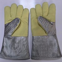 Tissu sergé en fil de para-aramide ignifuge jaune 600 g/m² 100 mètres pour gants haute température, vêtements de travail et usage pompier