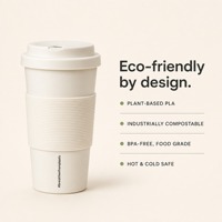 Ensemble de tasses à thé personnalisées, tasse à café avec couvercle à ouverture directe, gobelet en plastique réutilisable compatible avec le porte-gobelet de voiture, couleurs macaron, tasse de voyage
