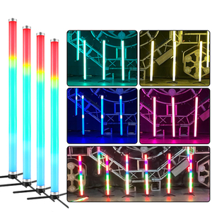 Outdoor IP65 Waterproof LED Pixel RGBW Tube Housing Battery-Powered <strong>DMX</strong> Wireless Event Lighting Effect for Stage &amp; Venue - Product Image 1