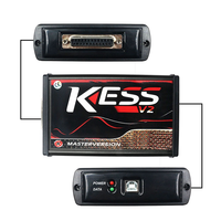 Kit de Herramienta de Reprogramación de ECU Kess V2 Red Board Offline, Versión Maestra OBDII Ilimitada, Programador de ECU, Software Titanium Disponible