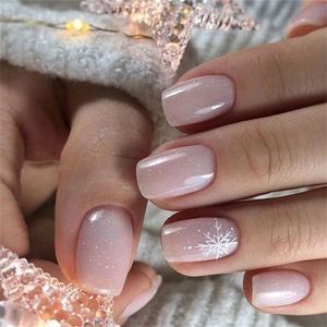 <span class=keywords><strong>Faux</strong></span> clip artificiel conçu en bleu rose véritable à la recherche naturelle française sur les <span class=keywords><strong>ongles</strong></span> en acrylique - Product Image 6