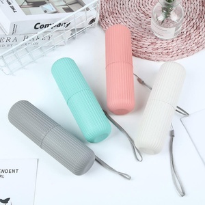 Travel Portable Toothbrush Cup Bathroom Toothpaste Holder <b>Storage</b> Case Box Organizer Travel <b>Toiletries</b> <b>Storage</b> Cup New Creative - Product Image 3