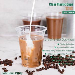 Wegwerp Pp Grappig <span class=keywords><strong>Plastic</strong></span> Om Te Gaan <span class=keywords><strong>Plastic</strong></span> Bekers Gepersonaliseerde <span class=keywords><strong>Plastic</strong></span> Bekers Met Logo Pp Transparante Kop Voor Koffie - Product Image 6
