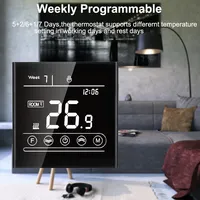 Thermostat intelligent WiFi MINCO HEAT Tuya 16A pour système de chauffage au sol électrique, contrôleur de température vocal pour Google Home Alexa