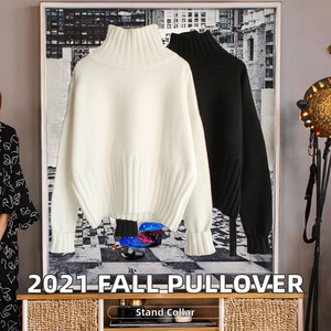 Suéter de Cuello Redondo para Mujer, Otoño Invierno 2025, Alta Calidad, Talla Única, Suave, Tejido de Punto, Diseño Sólido, Estilo Urbano, Envío Rápido - Product Image 4