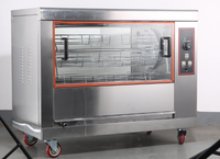 Vente chaude Électrique Commerciale En Acier Inoxydable Rôtissoire Nouveau Four À Poulet Rotatif Restaurant Poulet Machine À Rôtir