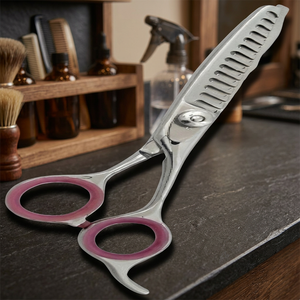 ASAP Ciseaux de coiffure professionnels pour chien, à lame droite, haute précision, pour toilettage et soins personnels, modèle 098-65-shar - Product Image 3