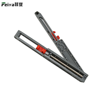 Amortisseur en acier à fermeture douce pour armoire coulissante - Kit de glissières lisses avec finition mate pour quincaillerie de porte coulissante robuste