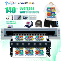 Imprimante à sublimation industrielle Yinghe pour tissus textiles, imprimante jet d'encre 1,8 m, machine d'impression par sublimation sur tissu grand format