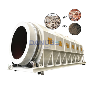 Usine de tri des déchets solides municipaux 100T/J, Équipement de tri des déchets solides municipaux, Crible rotatif de recyclage - Product Image 1