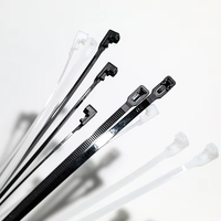 Attache de câble détachable en nylon 66 robuste 8*100mm 250mm 350mm 450mm 500mm Attaches de câble détachables réutilisables multi-tailles personnalisables