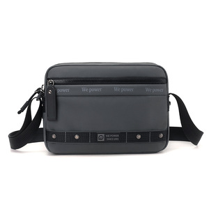 Fashion Custom Unisex Bags <b>Chest</b> Shoulder High Quality Sling Bag with Zipper Closure and Usb Charging - Product Image 3