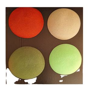 Topi kaippah rajut warna-warni buatan tangan Kippot Judaica kado pernikahan Yarmulke harian untuk hadiah - Product Image 6