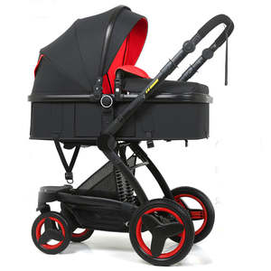 Poussette Bébé Luxe avec Siège Auto 3 en 1 - Landau, Poussette de Marche et Nacelle - Fabrication - Product Image 1