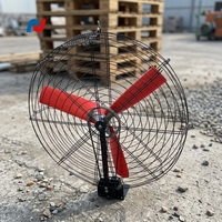 Ventilateur de type panier à faible bruit et à haut débit d'air pour étable de bétail