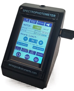 Spectrophotomètre de couleur de haute précision, le meilleur au monde, colorimètre DeltaE, résolution 1 nm, spectrale 400-700 nm - Product Image 5