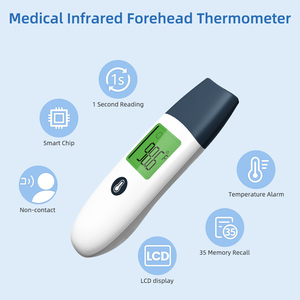 <span class=keywords><strong>Thermomètre</strong></span> infrarouge double mode (front et oreille) en stock, best-seller, pour la mesure de la fièvre chez les bébés, les enfants et les adultes, utilisation intérieure et extérieure - Product Image 4