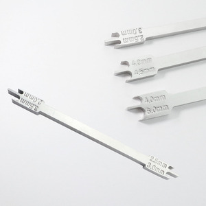 2.0-6.0mm 3 pièces ensemble support dentaire jauge localisateur outil orthodontique dentaire support de barre en acier inoxydable positionneur - Product Image 6