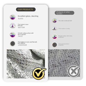 Perceuse à moka à fond plat en verre <span class=keywords><strong>Flash</strong></span> 1440 transfrontalière pour bricolage Nail Art coque de téléphone portable Thermos tasse bâton strass - Product Image 4