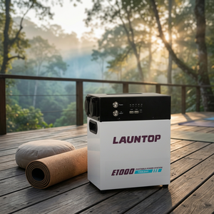 Station d'alimentation portable LAUNTOP E1000 1005Wh 500W MPPT LiFePO4 avec onduleur à onde sinusoïdale pure EPS UPS pour la maison, la sauvegarde et le camping en extérieur - Product Image 6