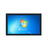 PC Todo en Uno de Grado Industrial con Pantalla Táctil de 10.1 a 15.6 Pulgadas, IP65, Puertos RS232/RS485, Monitor Táctil Robusto Totalmente Cerrado