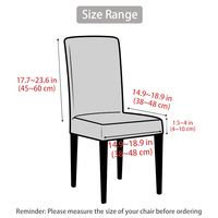 Housse élastique géométrique en spandex pour chaise de salle à manger Housse extensible pour mariage Hôtel Banquet Salle à manger