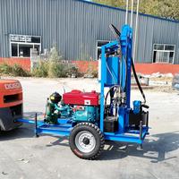 Vente directe usine – Nouvelle foreuse hydraulique diesel pour puits d'eau et mines, capacité de forage 180m-200m