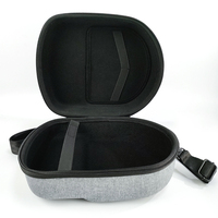Sac de voyage personnalisé grande capacité gris en EVA, étui étanche pour lunettes VR, étui tendance en PU et soie, adapté aux enfants, taille personnalisée, fabriqué en Chine