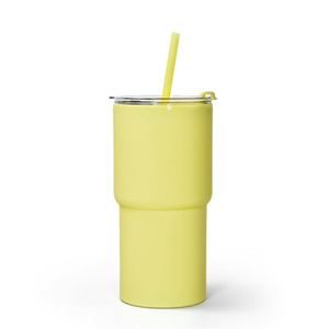 Hot-Selling <b>Plastic</b> Car Dual-Use Direct <b>Drink</b> Cup Ice-Resistant Leak-Proof Stylish Commuting Water Bottle With <b>Straw</b> - Product Image 6