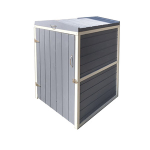 Coffre de rangement extérieur en <span class=keywords><strong>bois</strong></span>, boîte de recyclage, pour roues de <span class=keywords><strong>jardin</strong></span> - Product Image 2