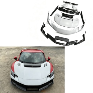 Kit Carrosserie Complet en Fibre de Carbone Style Spécial (Pare-chocs Avant, Diffuseur Arrière, Jupes Latérales, Capot) – Fabrication Directe Usine pour <span class=keywords><strong>Ferrari</strong></span> 296 – Moules Métalliques CNC - Product Image 1
