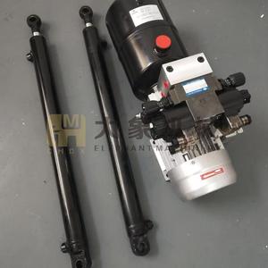 Unité <span class=keywords><strong>hydraulique</strong></span> de fabrication Hydraul Power, cadre en C chromé, montage sur trunnion, vérin à piston, tige de guidage renforcée, cylindre <span class=keywords><strong>hydraulique</strong></span> - Product Image 4