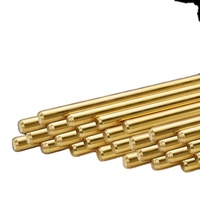 Barre de cuivre à alignement direct tige en laiton 100mm-1000mm-2500mm C86300 C85700 C67400 lisse pour le soudage pliage coupe poinçonnage