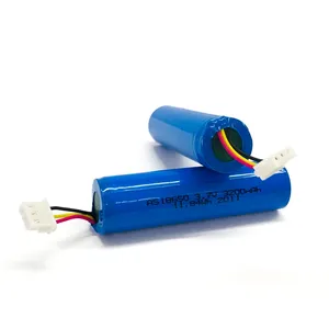 18650 recarregável protegeu a bateria 3.7v 3200/3350/3500mAh do íon de lítio para a pena do registrador