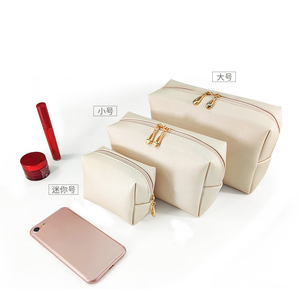 PU Vegan <strong>Leather</strong> Travel Cosmetic Toiletry <strong>Bag</strong> for Women Girls, Gifts Portable Daily Storage <strong>Small</strong> Makeup <strong>Bag</strong> for Purse - Product Image 3