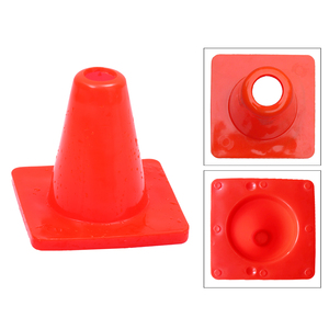 مخروط مرور صغير عالي الجودة بقطر 6 بوصات (150 ملم) من البلاستيك PVC المرن العاكس للضوء باللون البرتقالي، مناسب للتدريب على السلامة على الطرق بسعر المصنع - Product Image 3