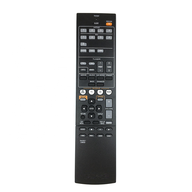 RAV521 Rolling Code Plastic Remote Control Fit for YAMAHA Audio Video Receivers ZJ66500 RX-V377 YHT-4910U RX-V377 MT-79955