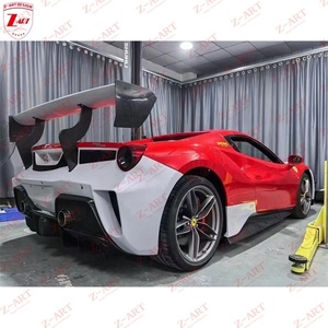 Kit carrosserie Z-ART <span class=keywords><strong>488</strong></span> <span class=keywords><strong>GT3</strong></span> pour <span class=keywords><strong>Ferrari</strong></span> <span class=keywords><strong>488</strong></span> GTB, kit carrosserie en fibre de carbone sèche pour <span class=keywords><strong>Ferrari</strong></span> <span class=keywords><strong>488</strong></span> 2015-2019 <span class=keywords><strong>GT3</strong></span> - Product Image 6