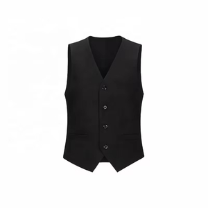 Chaleco Unisex con Botones para Camarera, Empleado <span class=keywords><strong>de</strong></span> Supermercado, Personal <span class=keywords><strong>de</strong></span> Hotel, <span class=keywords><strong>Traje</strong></span> <span class=keywords><strong>Formal</strong></span> <span class=keywords><strong>de</strong></span> Trabajo, Chaleco con Logotipo Personalizado al por Mayor, Ropa <span class=keywords><strong>de</strong></span> Abrigo <span class=keywords><strong>de</strong></span> Otoño - Product Image 5