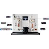 Sistema de Ciclo de Refrigeración por Compresión de Vapor, Banco de Entrenamiento HVAC Avanzado para Estudios de Ingeniería Vocacional