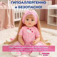 Poupée Reborn de 55 cm avec télécommande, parlante et chantante en russe, réaliste, en vinyle souple, cadeau pour enfants