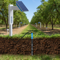 Sonde de sol YaTun Watchman-S03 avec capteurs d'humidité, de température, de NPK, de pH, d'EC et de salinité, montage au sol, précision de 1 % RH, profondeur de 10 à 70 cm